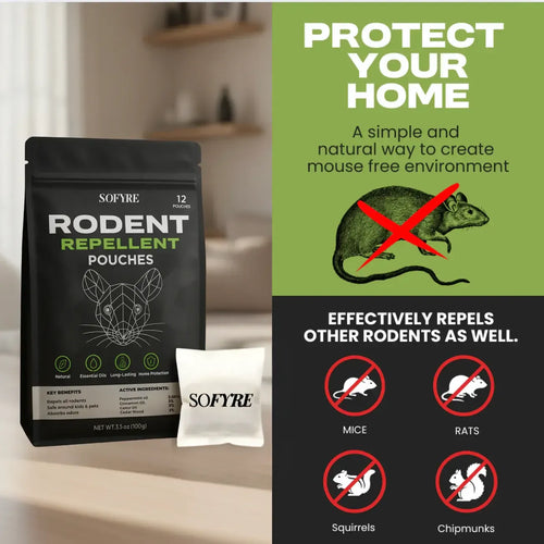 Protect your home - repels mice, rats, squirrels and chipmunks